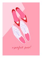 Liefde kaart a perfect pair, shoes